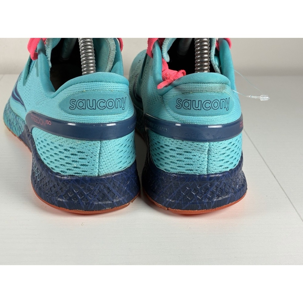 SAUCONY Freedom ISO Everun Blue Training Sneaker Athletic Running Size 9 - Picture 3 of 9